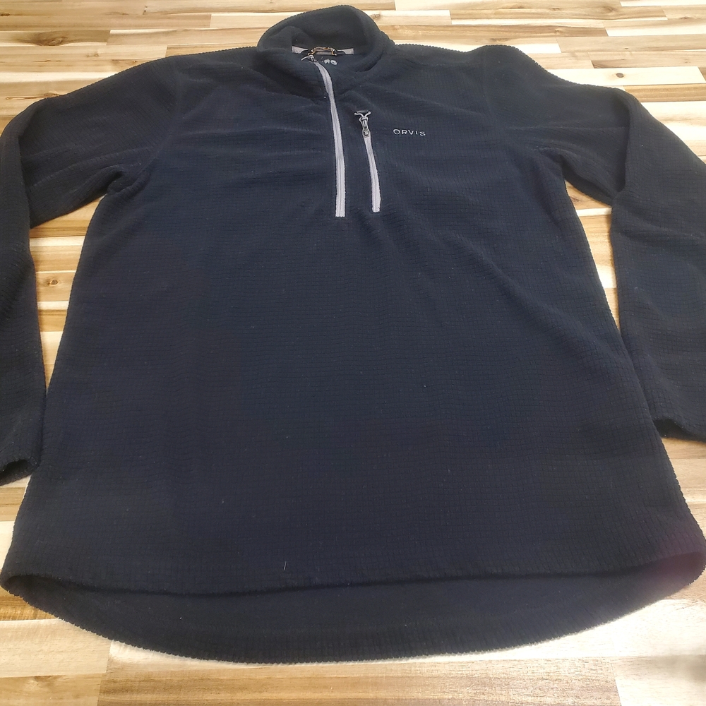 Orvis Men’s Navy Half-Zip Fleece Pullover